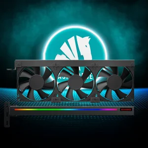 OEM Gaming Graphics Card with Three Cooling Fans Hydraulic Bearing 33.6CFM Airflow in Stock for Desktop