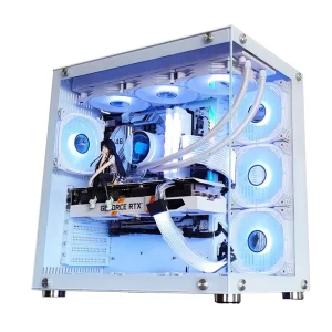 OEM Gaming PC Case ATX Desktop Computer Case With Tempered Glass and RGB Fan