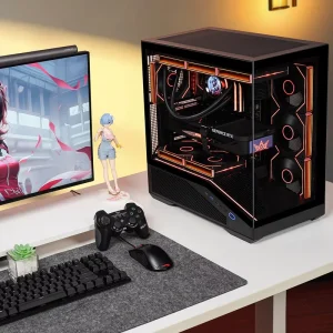 OEM Gaming PC Case, ATX Mid Tower, Tempered Glass, RGB, Manufacturer