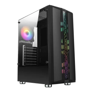 OEM Gaming PC Case LED Strip Mid Tower ATX Office Desktop Computer Case