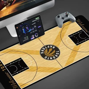 OEM Large Non Slip Rubber Basketball Court Mouse Pad Custom Logo Gaming Desk Mat Low MOQ Long Computer Desk Pad Training Bulk