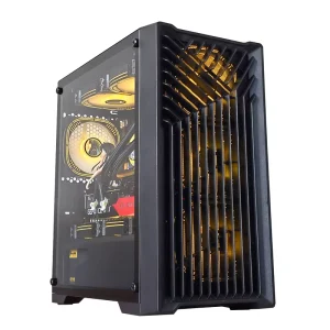 OEM M-ATX Mesh Gaming PC Case with PWM 4-pin ARGB Fan