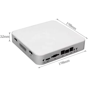 OEM Manufacturers Custom Design Anodized Aluminum Extrusion Casing TV Set-Top Box Mini Computer Electronic Enclosure