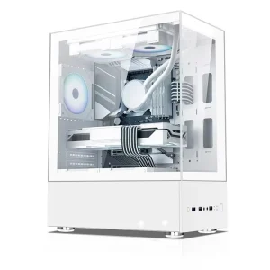 OEM Mid Tower Computer Case New Design ATX Case with USB 3.0 Tempered Glass & PC Cabinet for Gaming