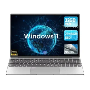 OEM New 15.6 Inch Business Laptop 8GB RAM 128GB SSD Intel Celeron Processor 60Hz Refresh Rate Win 11 Office IPS Display English