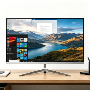 OEM ODM 24 Inch Intel Core I7 I5 I3 All in One PC 8GB 256GB Business Office Desktop Computer for Bulk Orders