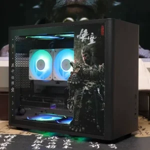 OEM ODM Black Myth Wukong Theme Gaming Computer case Mid Tower Pc Cabinet Gamer Gabinete with Label