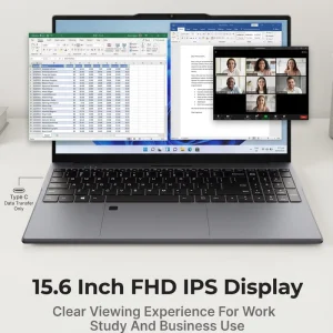 OEM/ODM Customized 15.6-Inch Laptop Intel N95 Processor 16:9 Screen Windows 11 Business Laptop