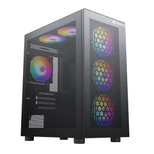 OEM ODM Gaming Micro ATX Mid Tower Computer Case Full Mesh