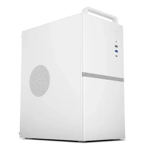 OEM ODM Soeyi Custom Premium Office Pc Case Black White Matx Computer Box Case Wholesales Pc Computer Case With Handle Optional