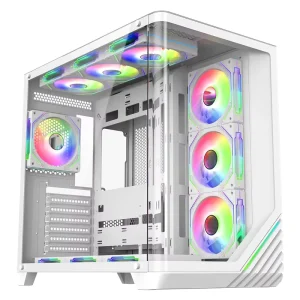OEM ODM White ATX Desktop PC Gaming Case