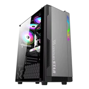 OEM One Sided Tempered Glass MTAX Horizontal Aluminum PC Gaming Computer Case Micro ATX Motherboard Supporting Tower Stylish