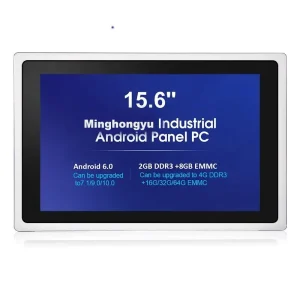 OEM Resistive Capacitive Touch Screen 15.6 Inch Waterproof Embedded Android Industrial All-in-One Panel PC 32G
