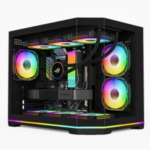 OEM Steel MicroATX Mid Tower Gaming Computer Case with Side Panel Window USB 3.0 360mm Water Cooler