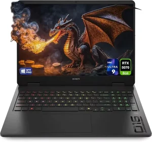 OMEN 16 Gaming Laptop Intel Ultra 9 285H 64 GB DDR5 RAM 2 TB PCIe SSD 16″ 240Hz Display RTX 5070 W11 Pro