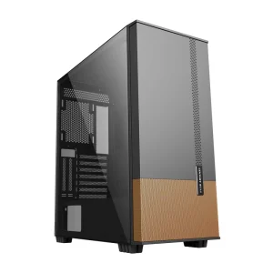 Oem Aluminum Alloy EATX Mid Tower White Smart Gaming Pc Case with RGB Fans Side Panel Window USB Ports