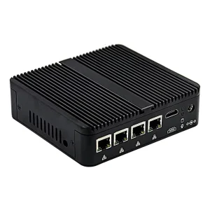 Office Desktop Computer Intel I211 I210 4 Ethernet RJ45 Lan Mini PC Intel J4125 Fanless Mini Computer