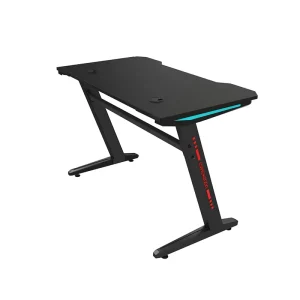 Office Desktop Z-shaped RGB Multi-color Gaming Table PC Game Desk