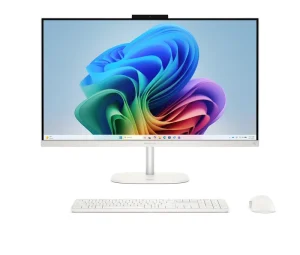 OmniStudio Pro All in One Desktop 27 Intel Core 5 16GB DDR5 RAM 1TB SSD 4K Cotton White Business Windows 11 USB