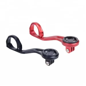 Out-front Bike Mount for Bicycle Computer, Sports Camera, and Light