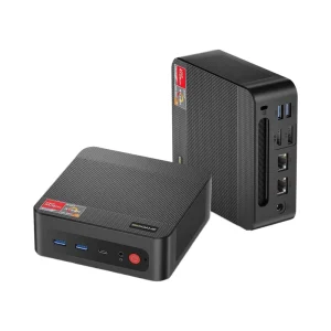 P4 Plus DDR4 PCIe SSD Dual LAN 2.5G Wi-Fi 6E Mini PC Desktop for Gaming Office Design AMD Ryzen 7 5825U