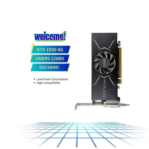 PANDL NEW Gaming GPU Low Profile Desktop 128 Bit GDDR5 4GB GTX 1050 Graphic Card for PC