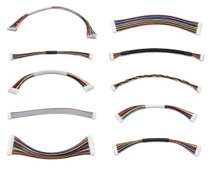 PBT Insulated Flat Multi-Core Data Cable Wiring Harness for Industrial Communication Computer Motorcycle