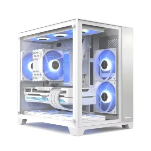 PC Accessories Desktop Gaming Computer Mid Towers with 360mm Water Cooling Supports Gaming Cases & Cabinets