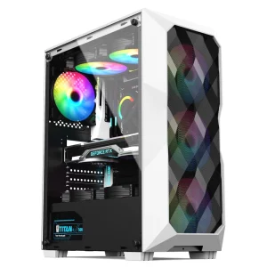 PC Cooling Server Case Cor Sair ATX Chassis Water Cooling White Black 120mm Fans Gaming Computer Case