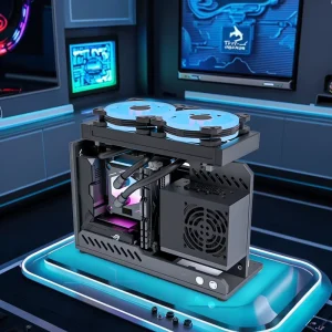 PC Gamer Case with RTX 5080 GPU Support, ATX Computer Case