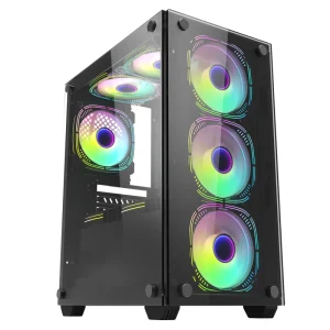 PC Gaming Case Desktop ATX Mid Tower Custom Hardware Computer Case