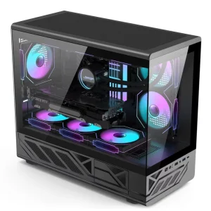 PC Gaming Case MATX Desktop Chassis with Type-C Connector