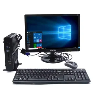 PC Mini 8G RAM 256G SSD Core i7 Gaming Computer Desktop PC Host Plus Display