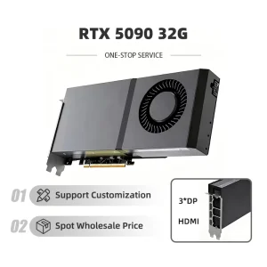 PCI Express RTX 5090 32GB GPU Gaming Graphics Card for Desktop 1705MHz Memory Clock