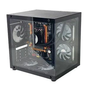 PCOOLING New Design Factory Atx Gaming Computer Case Pc Case Hd Usb3.0 Tempered Glass Computer Case & Towers Pc Chassis
