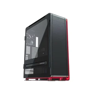 PH-ES916E Full Tower ATX Case with Tempered Glass Side Panel Mesh Front and USB Ports