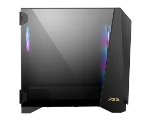 PROSPECT 700RL Mid Tower Gaming Computer Case Aluminum Alloy and Acrylic with Front USB Port and Fan ATX M-ATX ITX Supported