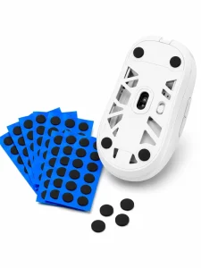 PTFE Mouse Skates with Rounded Curved Edges Compatible with Most Gaming Mouse Models and Glass Mouse Pads low Noise