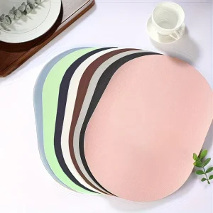 PU Leather Mouse Pad Waterproof Non slip Large Desk Mat for Office Gaming Computer Laptop Accessories