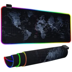 Pads Gamer Gaming Mats Black Sublimation Blank Dongguan Logo Led Keyboard Pad Mouse Mat with Non Slip Mouse Pad
