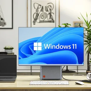 Pc All in One Desktops 23.8 Inch Rotate up Down Pc Desktop Offices All in One Monitor PC