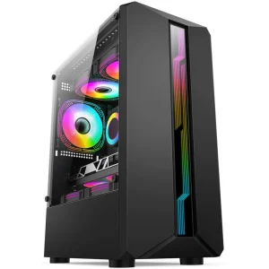Pc Case Gaming Desktop Usb 3.0 Gaming Case Pc Computer Accessories Gabinet Gamer Mid Tower Gaming Case With Side Panel Window