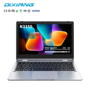 Personal and Home Laptop N3350 11.6 Inch 1366*768 IPS Yoga 360 Degree Touch Screen Win 11 SSD Wireless Business Laptop Computer