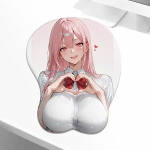 Personalize Logo Design Mouse Pad Soft Silicon 3D Mouse Pad PC Gamer Customized Anime Gaming Mousepad