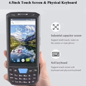 Physical Keypad Wireless Handheld Terminal with 4G WWAN Dual-Band Wi-Fi Bluetooth 5.0 for Remote Data Transmission