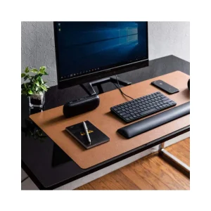 Play Mat Dual Sided Multifunctional Desk Pad Waterproof Desk Blotter Protector Leather Desk Mat Gaming Mouse Pad for Home Office