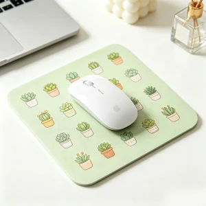 Polished Edge Mousepad Smooth Custom PVC Mousepad Computer Pad for Editing Suite