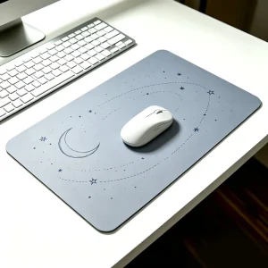 Polymer-Coated Waterproof Custom PVC Mouse Pad Desk Mat for Packing Station