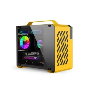 Portable Aluminum ITX Gaming PC Case with SFX PSU and HTPC Support