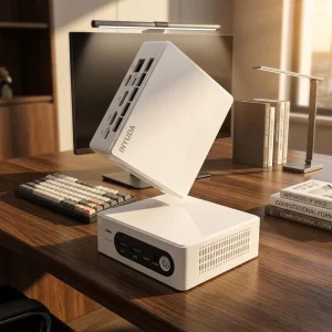 Powerful Mini Desktop PC Intel N150 32GB DDR4 512GB NVMe SSD USB3.2 Gigabit Ethernet Win11 Pro 4K Gaming Industrial